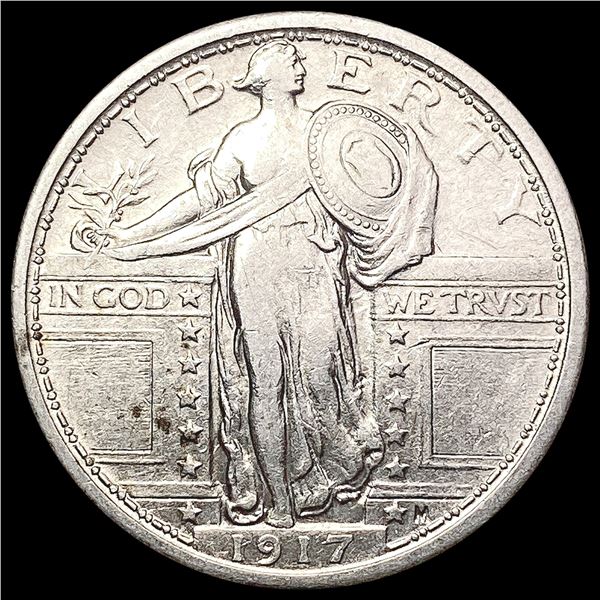 1917 Standing Liberty Quarter CHOICE AU