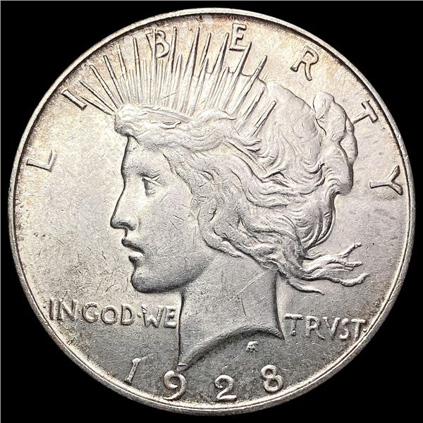 1928-S Silver Peace Dollar CLOSELY UNCIRCULATED