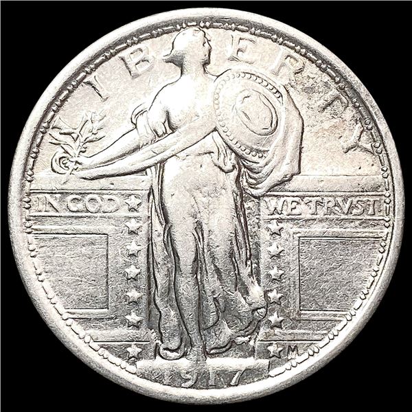 1917 Standing Liberty Quarter CHOICE AU