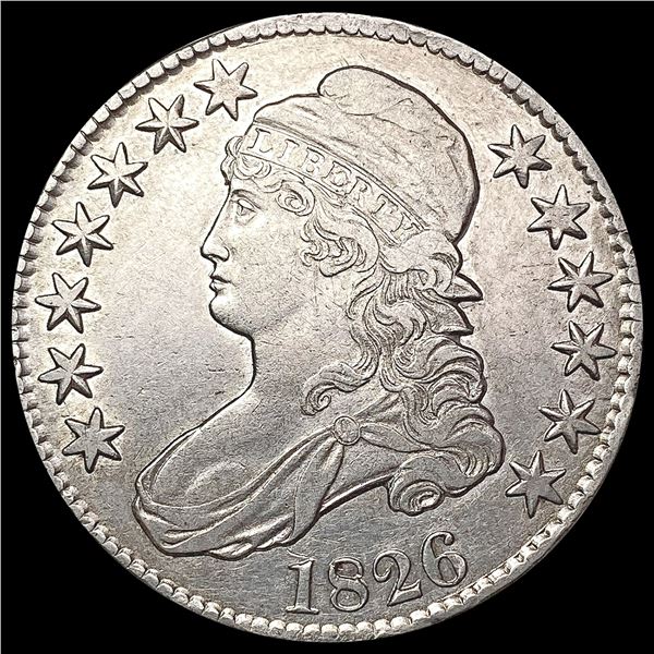 1826 Capped Bust Half Dollar CLOSELY UNCIRCULATED