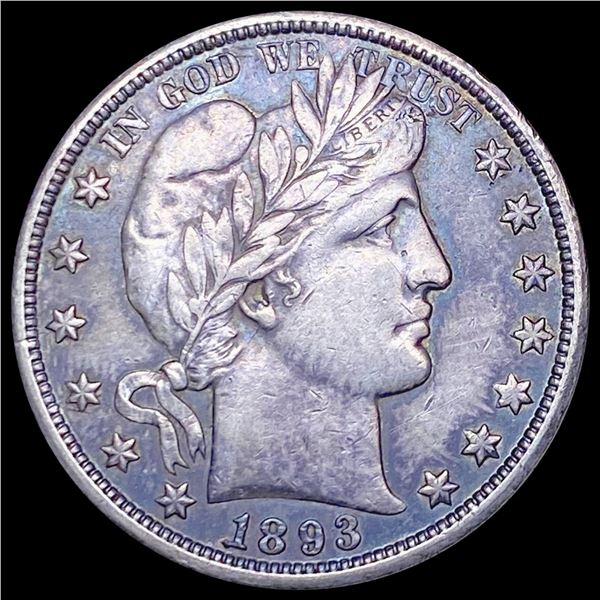1893-O Barber Half Dollar CLOSELY UNCIRCULATED