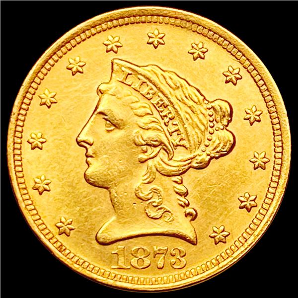 1873 $2.50 Gold Quarter Eagle UNCIRCULATED
