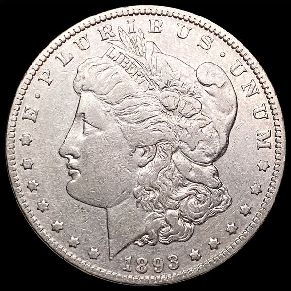 1893 Morgan Silver Dollar LIGHTLY CIRCULATED