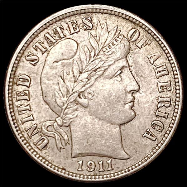 1911-D Barber Dime LIGHTLY CIRCULATED