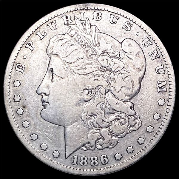 1886-S Morgan Silver Dollar LIGHTLY CIRCULATED