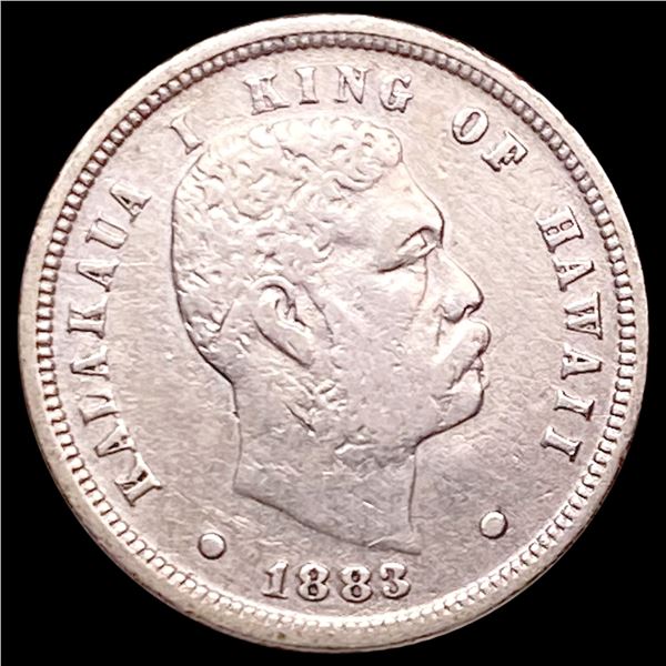 1883 Kingdom of Hawaii Dime CLOSELY UNCIRCULATED