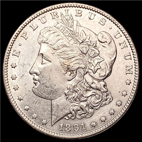 1891-S Morgan Silver Dollar UNCIRCULATED