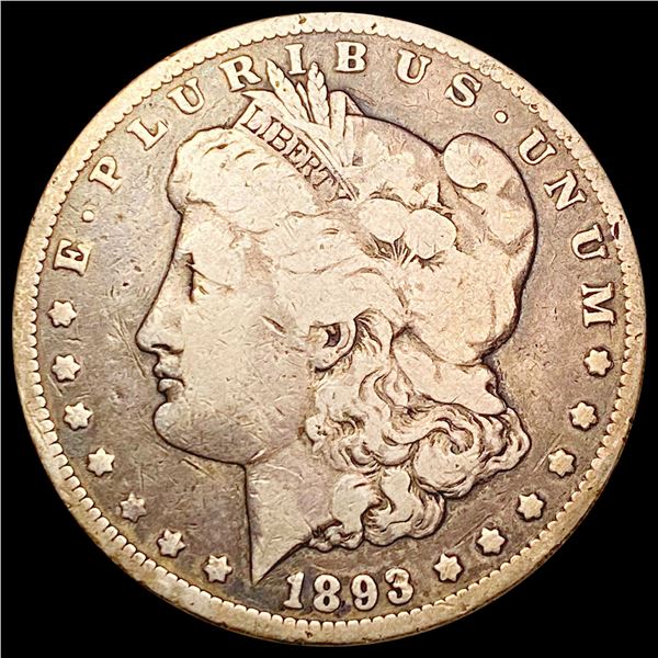 1893-CC Morgan Silver Dollar NICELY CIRCULATED