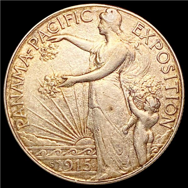 1915-S Panama-Pacific Half Dollar CLOSELY UNCIRCULATED