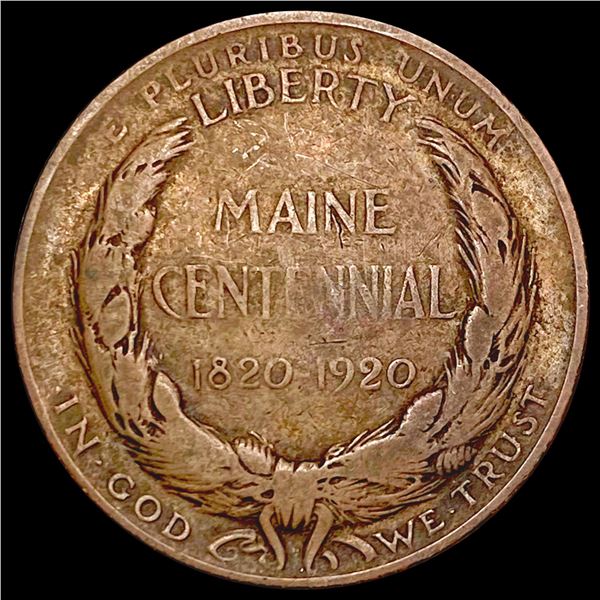 1920 Maine Half Dollar LIGHTLY CIRCULATED