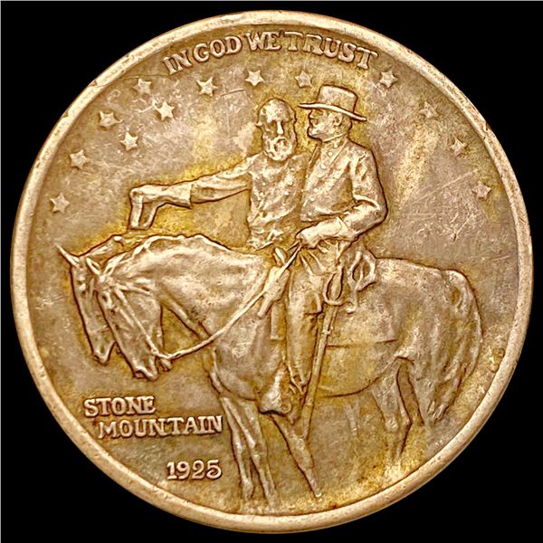1925 Stone Mountain Half Dollar NEARLY UNCIRCULATED