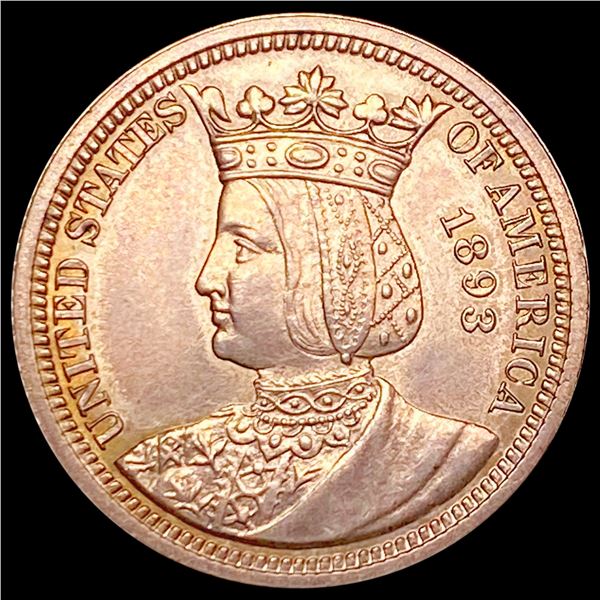 1893 Isabella Silver Quarter UNCIRCULATED