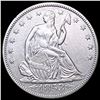 1853 Arr. Rays Seated Liberty Half Dollar UNCIRCULATED