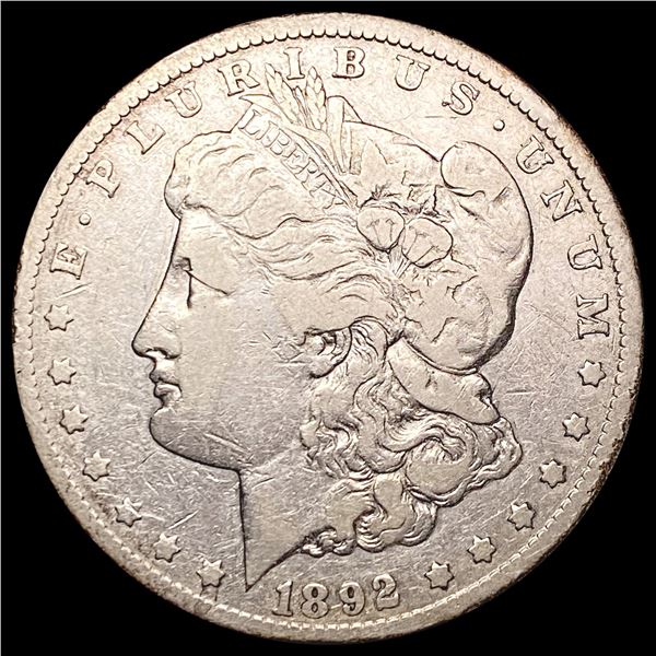 1892-CC Morgan Silver Dollar LIGHTLY CIRCULATED