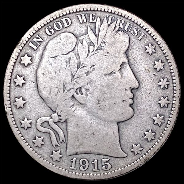 1915-D Barber Half Dollar NICELY CIRCULATED