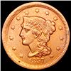 Image 1 : 1857 Braided Hair Large Cent CLOSELY UNCIRCULATED