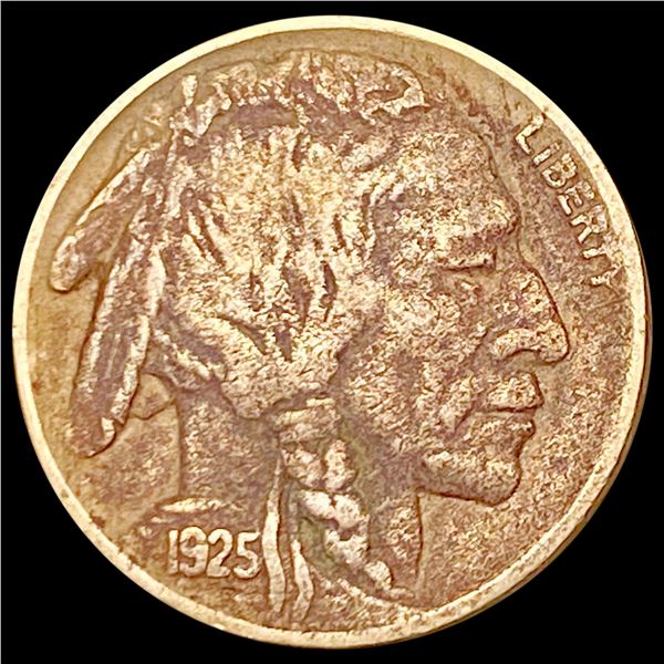 1925-S Buffalo Nickel LIGHTLY CIRCULATED