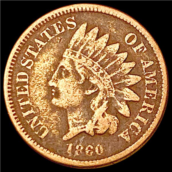 1860 Indian Head Cent NICELY CIRCULATED