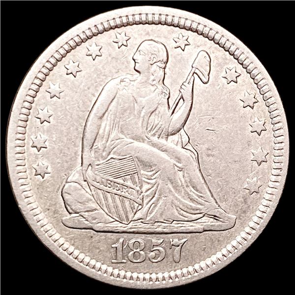1857 Seated Liberty Quarter UNCIRCULATED