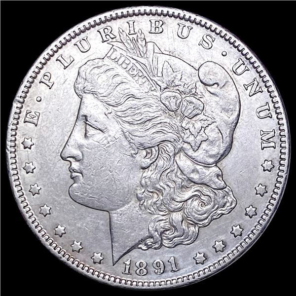 1891-CC Morgan Silver Dollar UNCIRCULATED