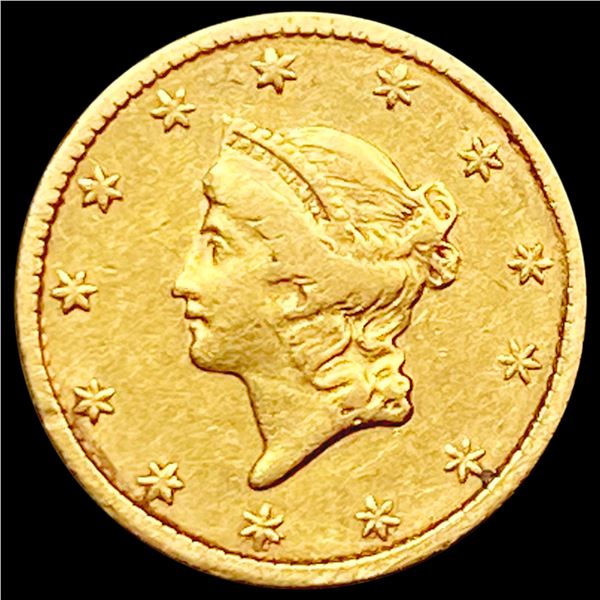 1849 Rare Gold Dollar CLOSELY UNCIRCULATED
