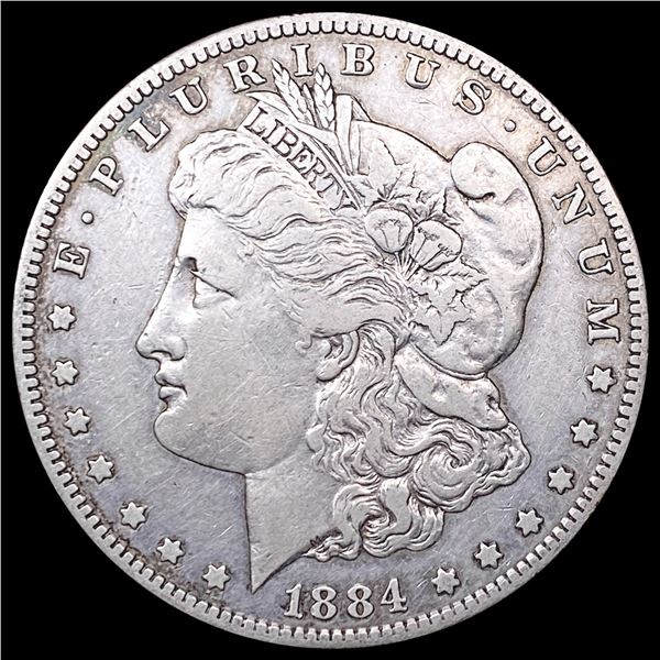1884-S Morgan Silver Dollar LIGHTLY CIRCULATED