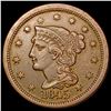 Image 1 : 1845 Braided Hair Large Cent CLOSELY UNCIRCULATED