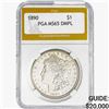 1890 Morgan Silver Dollar PGA MS65 DMPL