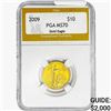 2009 1/4oz Gold $10 Eagle PGA MS70