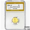 Image 1 : 2004-W 1/10oz Gold $5 Eagle PGA PR70 DCAM