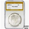 1878-S Morgan Silver Dollar PGA MS65