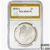 1878-S Morgan Silver Dollar PGA MS65 PL
