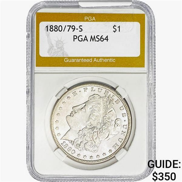 1880/79-S Morgan Silver Dollar PGA MS64