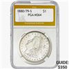 1880/79-S Morgan Silver Dollar PGA MS64