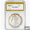 1886-O Morgan Silver Dollar PGA MS62+