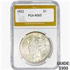 1922 Silver Peace Dollar PGA MS65