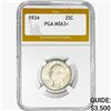 1934 Washington Silver Quarter PGA MS63+ DDO