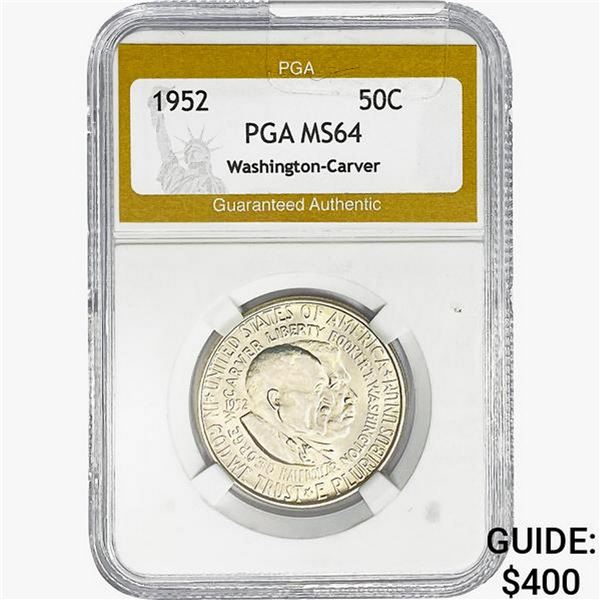 1952 Washington Carver Half Dollar PGA MS64