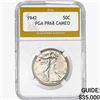 Image 1 : 1942 Walking Liberty Half Dollar PGA PR68 CAMEO