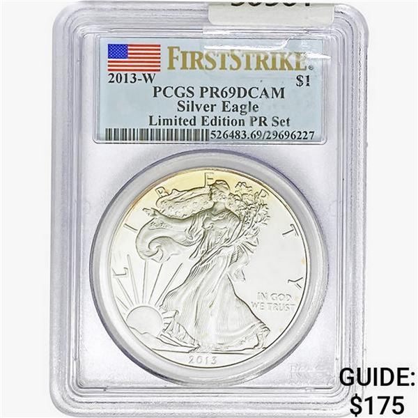 2013-W Silver Eagle PCGS PR69 DCAM