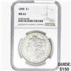 1888 Morgan Silver Dollar NGC MS61