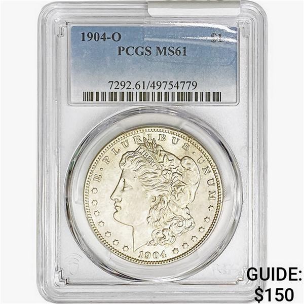 1904-O Morgan Silver Dollar PCGS MS61