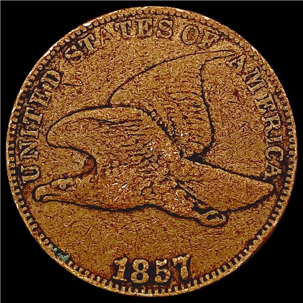 1857 Flying Eagle Cent LIGHTLY CIRCULATED