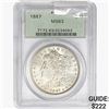 1887 Morgan Silver Dollar PCGS MS63