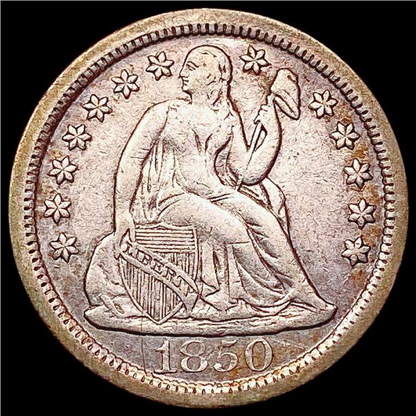 1850 Seated Liberty Dime CLOSELY UNCIRCULATED