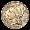 Image 1 : 1865 Nickel Three Cent CLOSELY UNCIRCULATED