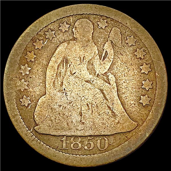 1850-O Seated Liberty Dime NICELY CIRCULATED