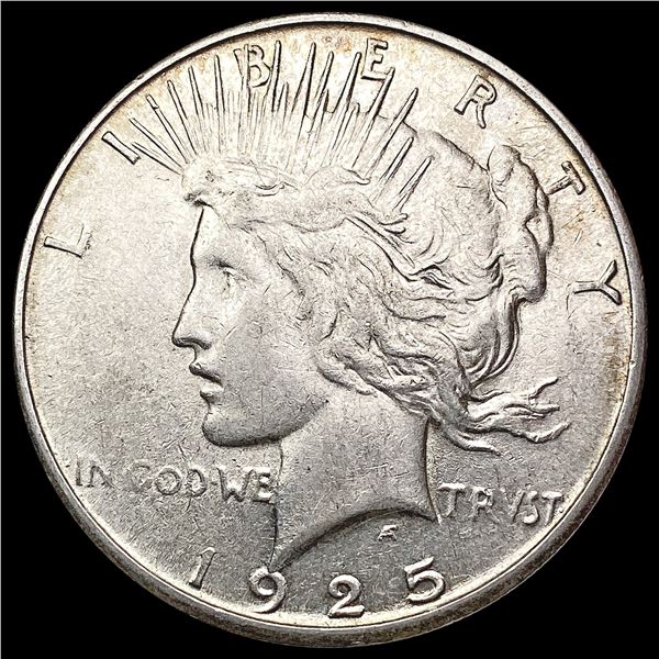 1925-S Silver Peace Dollar CLOSELY UNCIRCULATED