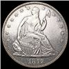 Image 1 : 1877 Seated Liberty Half Dollar CLOSELY UNCIRCULATED