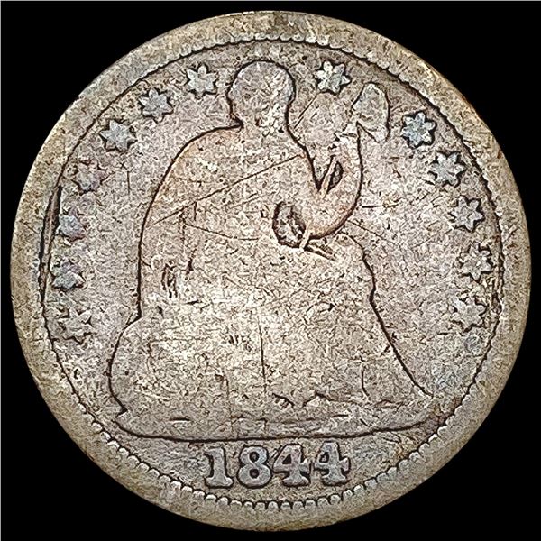 1844-O Seated Liberty Half Dime NICELY CIRCULATED